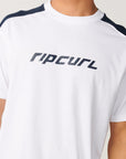 Rip Curl Mens Archive Up Top Panel Loose T-Shirt - White