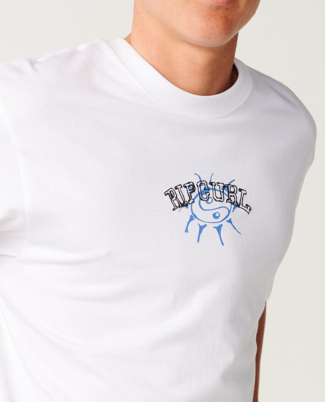 Rip Curl Mens Disorder Balance Loose T-Shirt - White