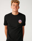 Rip Curl Mens Wettie Passage Icon Standard T-Shirt - Black