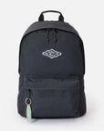 Rip Curl Dome 17L Classic Patch Backpack - Washed Black