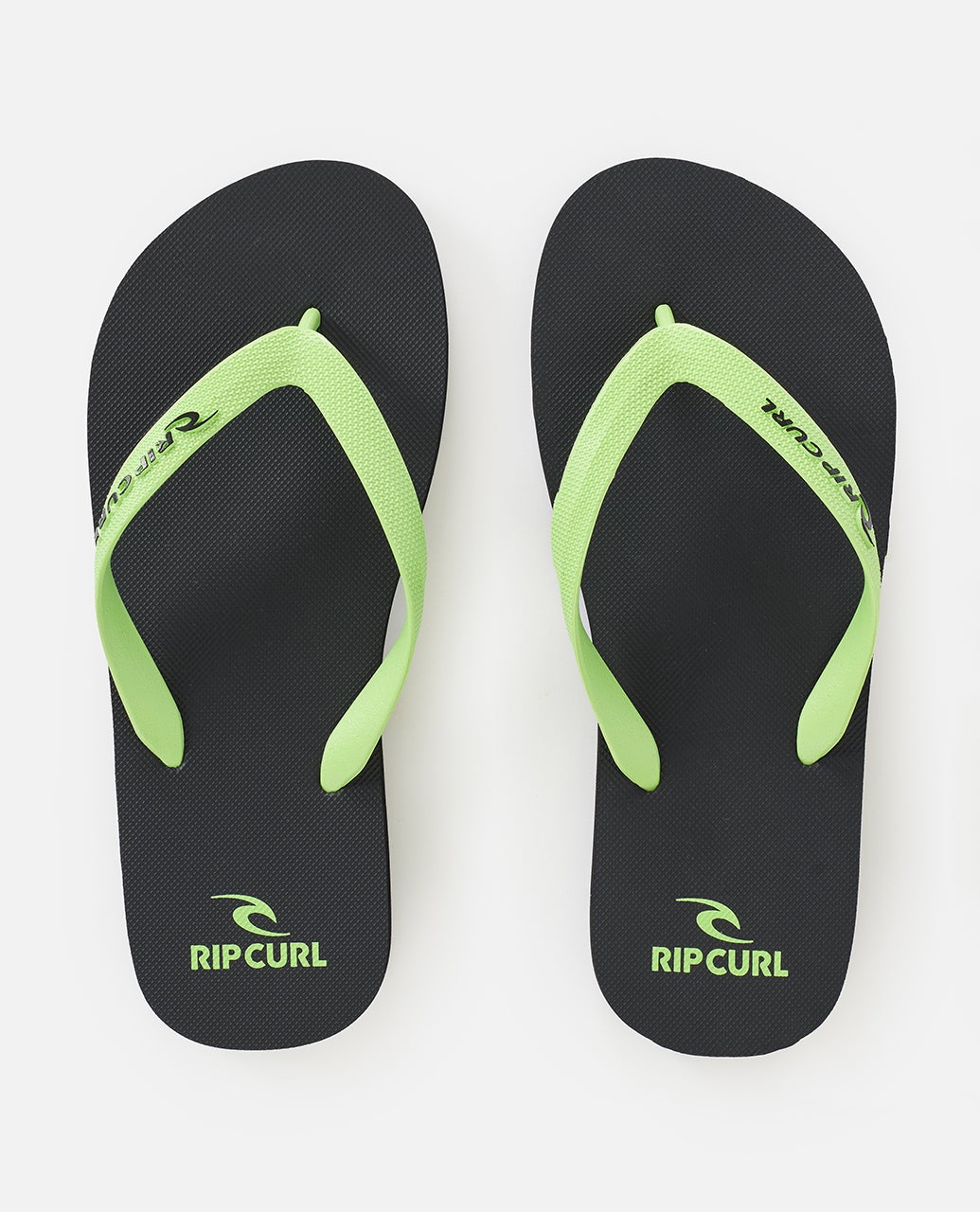 Rip Curl Mens Brand Logo Bloom Open Toe Sandals - Black/Green