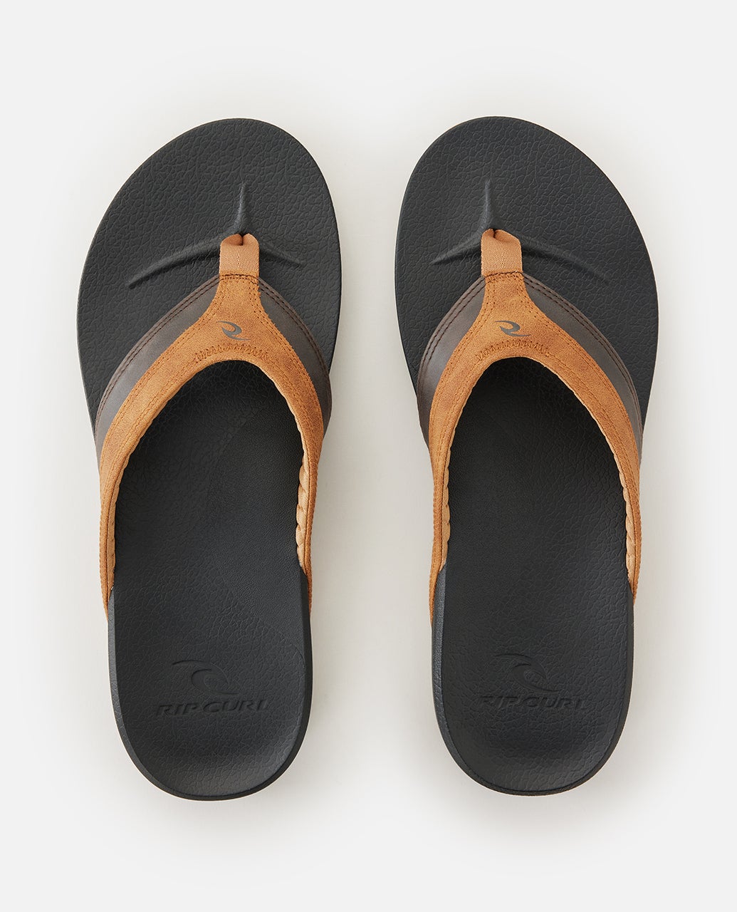 Rip Curl Mens Soft Top Open Toe Sandals - Black/Brown