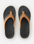 Rip Curl Mens Soft Top Open Toe Sandals - Black/Brown