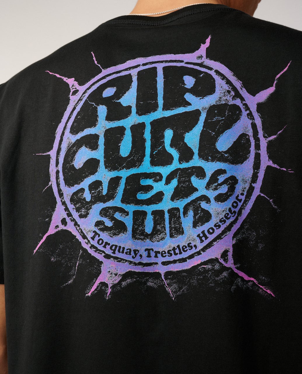 Rip Curl Mens Ice Break T-Shirt - Washed Black