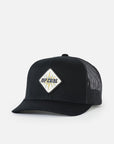 Rip Curl Mens Custom Badge Trucker Cap - Black