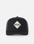 Rip Curl Mens Custom Badge Trucker Cap - Black