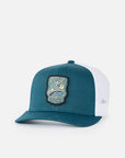 Rip Curl Mens Custom Badge Trucker Cap - Dusty Jade