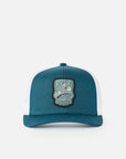 Rip Curl Mens Custom Badge Trucker Cap - Dusty Jade