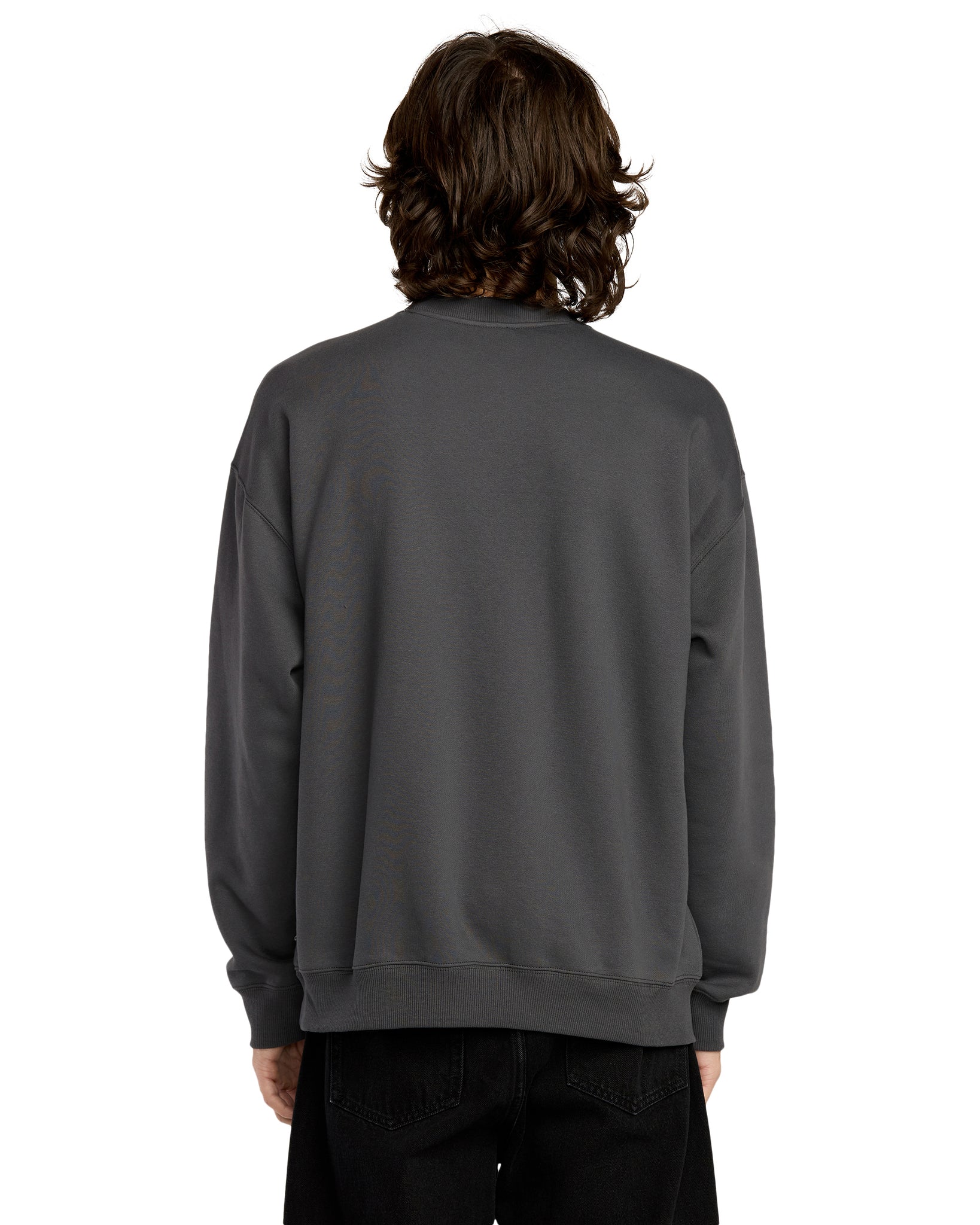 Volcom Mens Single Stone Sweatshirt - Asphalt Black