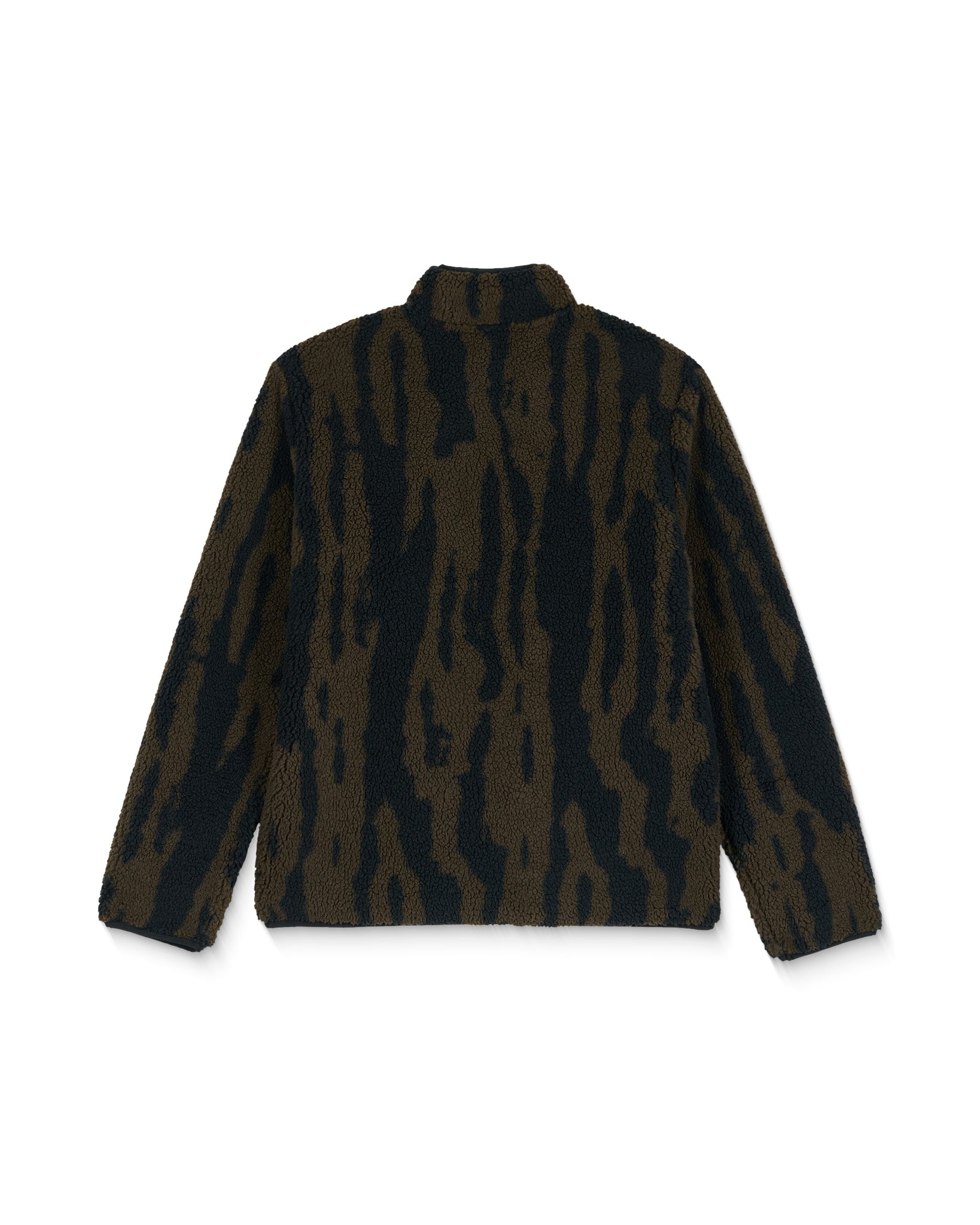 Volcom Mens Storm Stone Sherpa Zip Sweatshirt - Sage Leaf
