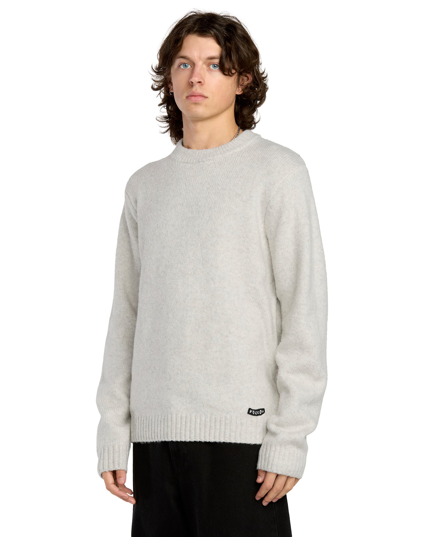 Volcom Mens Edmonder Sweater - Dirty White