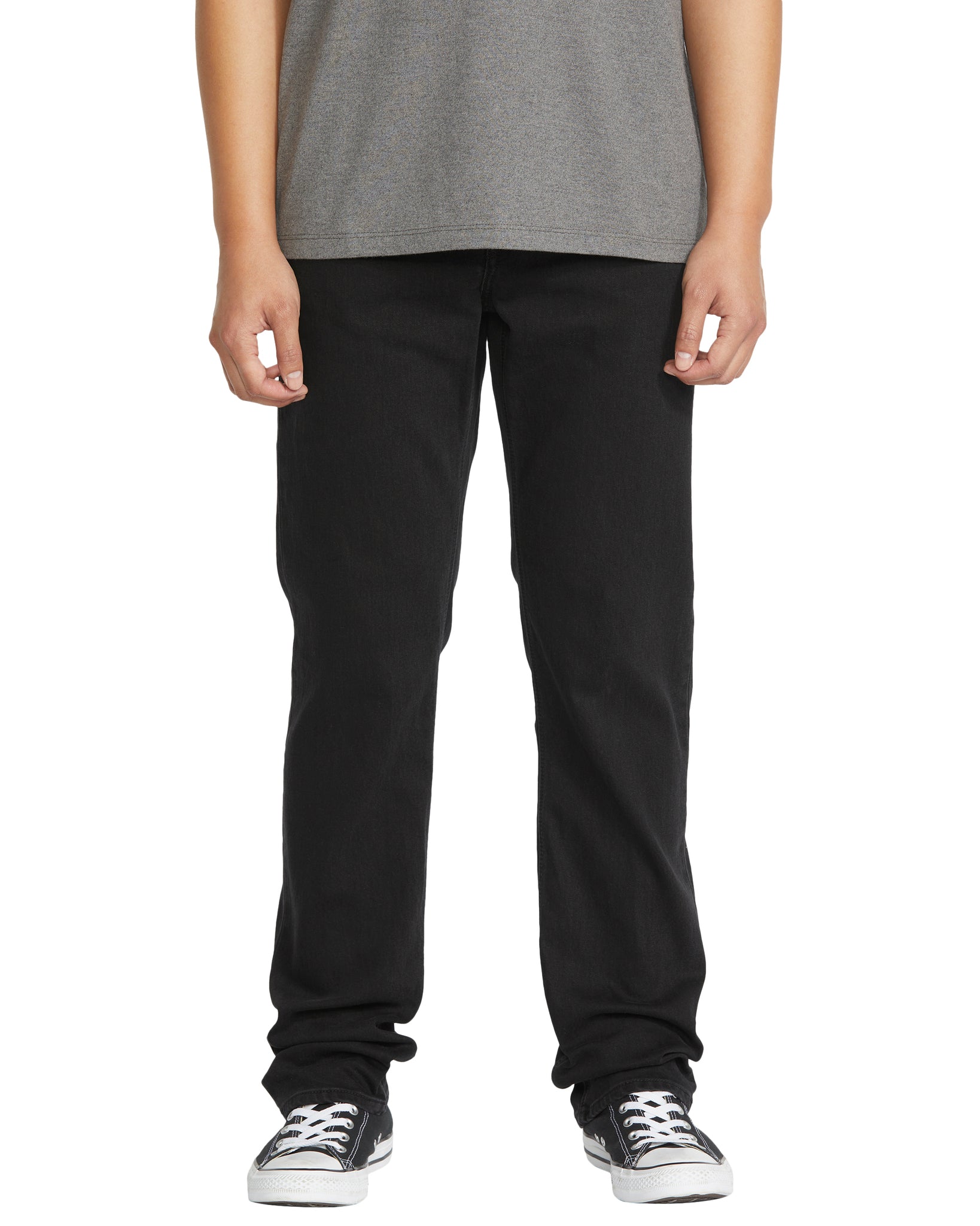 Volcom Mens Solver Jeans - Black Out