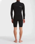 2/2mm Long Sleeve Spring Chest Zip Wetsuit - Mens Wetsuit - Black - ManGo Surfing