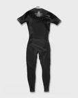 2/2mm Short Sleeve Chest Zip Full Wetsuit - Mens Wetsuit - Black - ManGo Surfing