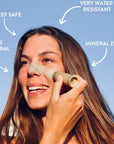 Suntribe Organic Mineral Zinc Sun Stick SPF 50 - Mint Green