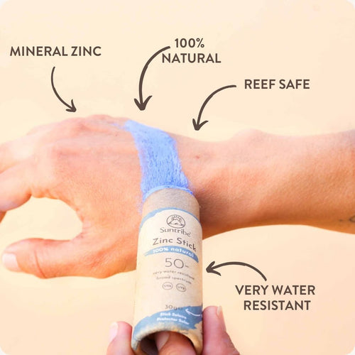 Suntribe Organic Mineral Zinc Sun Stick SPF 50 - Mint Green