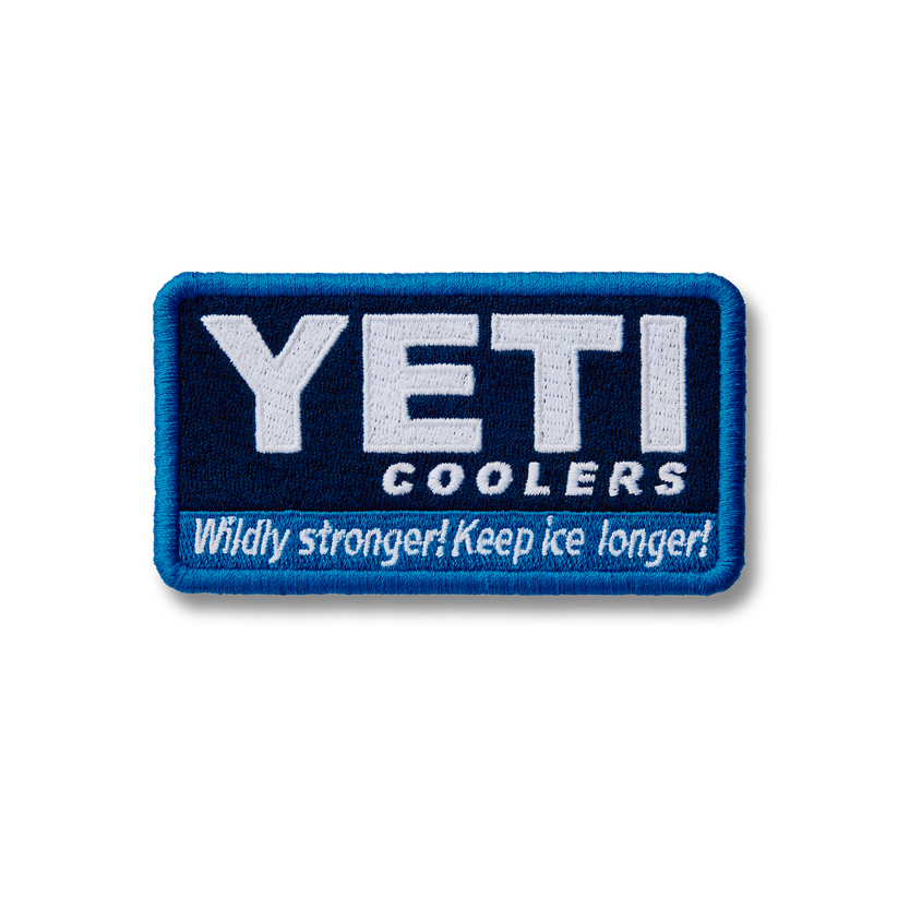 Yeti Collectors' Patches Wildly Stronger Patch - Navy