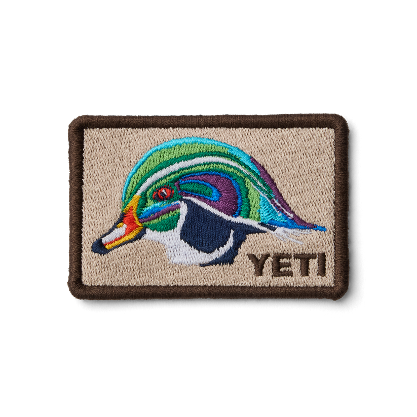 Yeti Wood Duck Patch - Tan