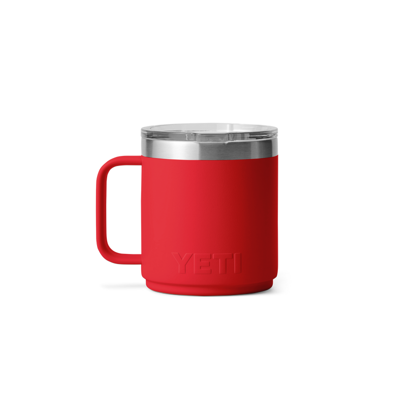 Yeti Rambler 10oz (296 ml) Stackable Mug With DuraSip™ Ceramic Lining - Rescue Red