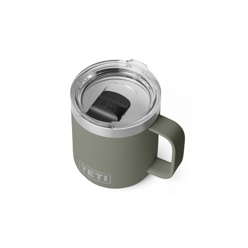 Yeti Rambler 10oz (296 ml) Stackable Mug With DuraSip™ Ceramic Lining - Pampa Green