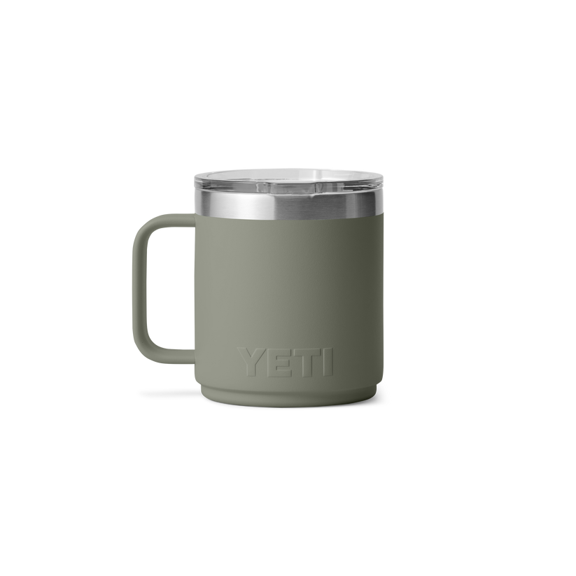 Yeti Rambler 10oz (296 ml) Stackable Mug With DuraSip™ Ceramic Lining - Pampa Green