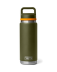 Yeti Rambler 26oz (760 ml) Bottle - Olive/King Crab Orange