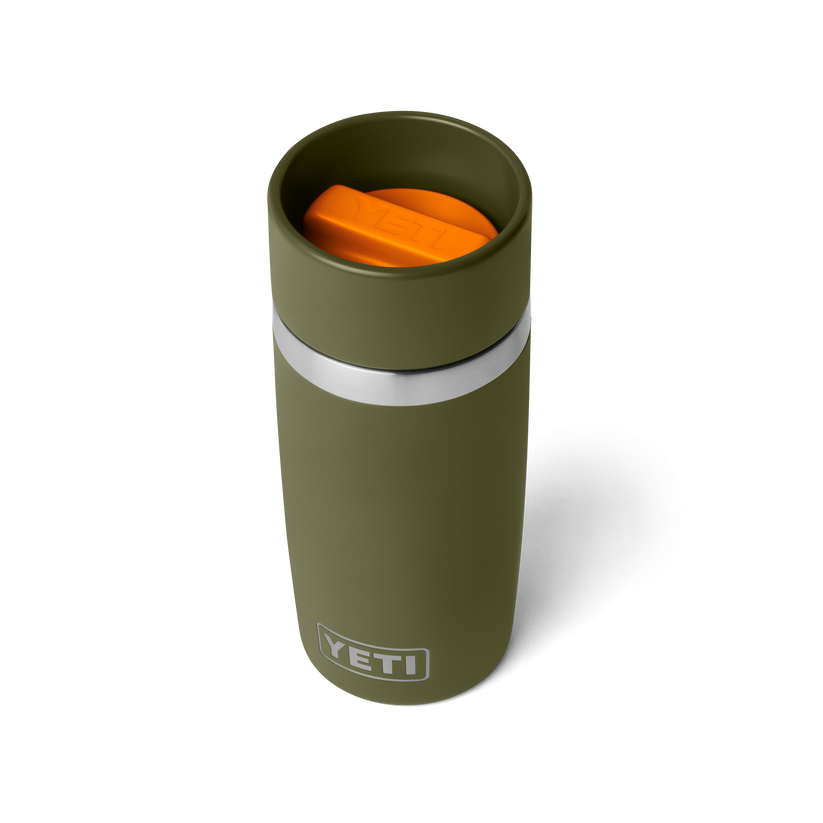 Yeti Rambler 12oz (355 ml) Travel Bottle - Olive/King Crab Orange