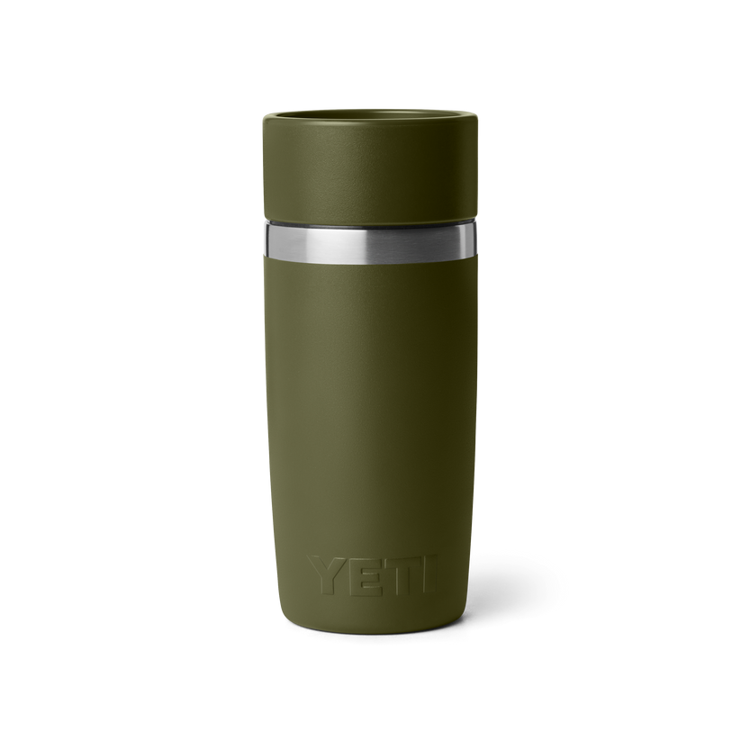 Yeti Rambler 12oz (355 ml) Travel Bottle - Olive/King Crab Orange