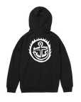 Captain Fin Men's Downward Spiral Hoodie - Black