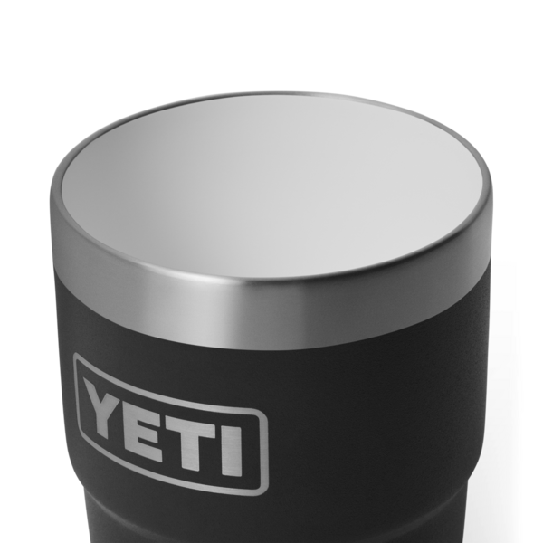 Yeti Rambler 8oz (237 ml) Stackable Cup With DuraSip™ Ceramic Lining - Black - ManGo Surfing