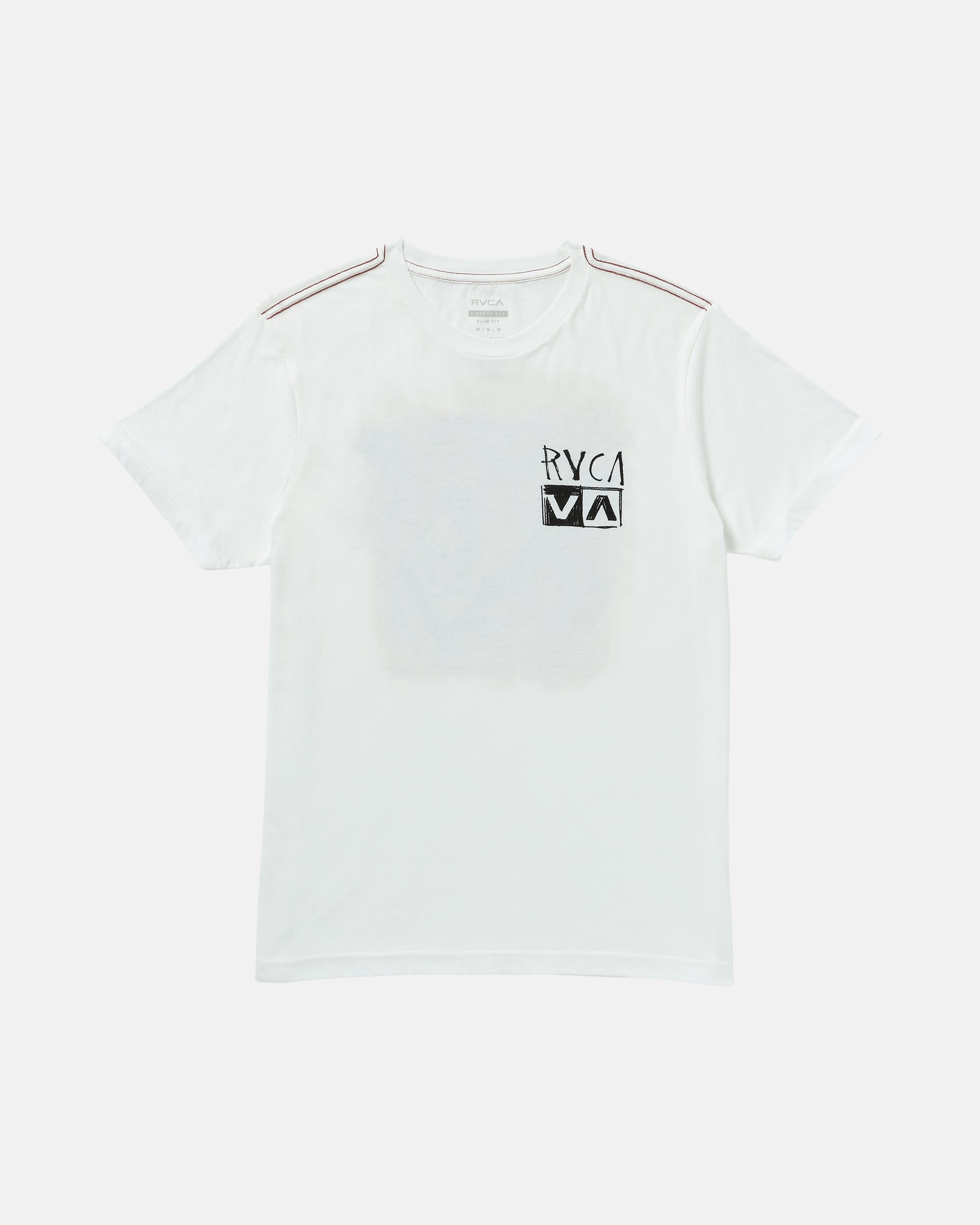 RVCA Mens Horton Panther T-Shirt - Antique White - ManGo Surfing