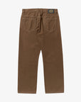 RVCA Mens Dayshift 5 Pocket Canvas Trousers - Bombay Brown