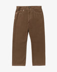RVCA Mens Dayshift 5 Pocket Canvas Trousers - Bombay Brown