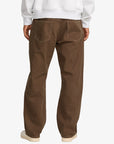 RVCA Mens Dayshift 5 Pocket Canvas Trousers - Bombay Brown