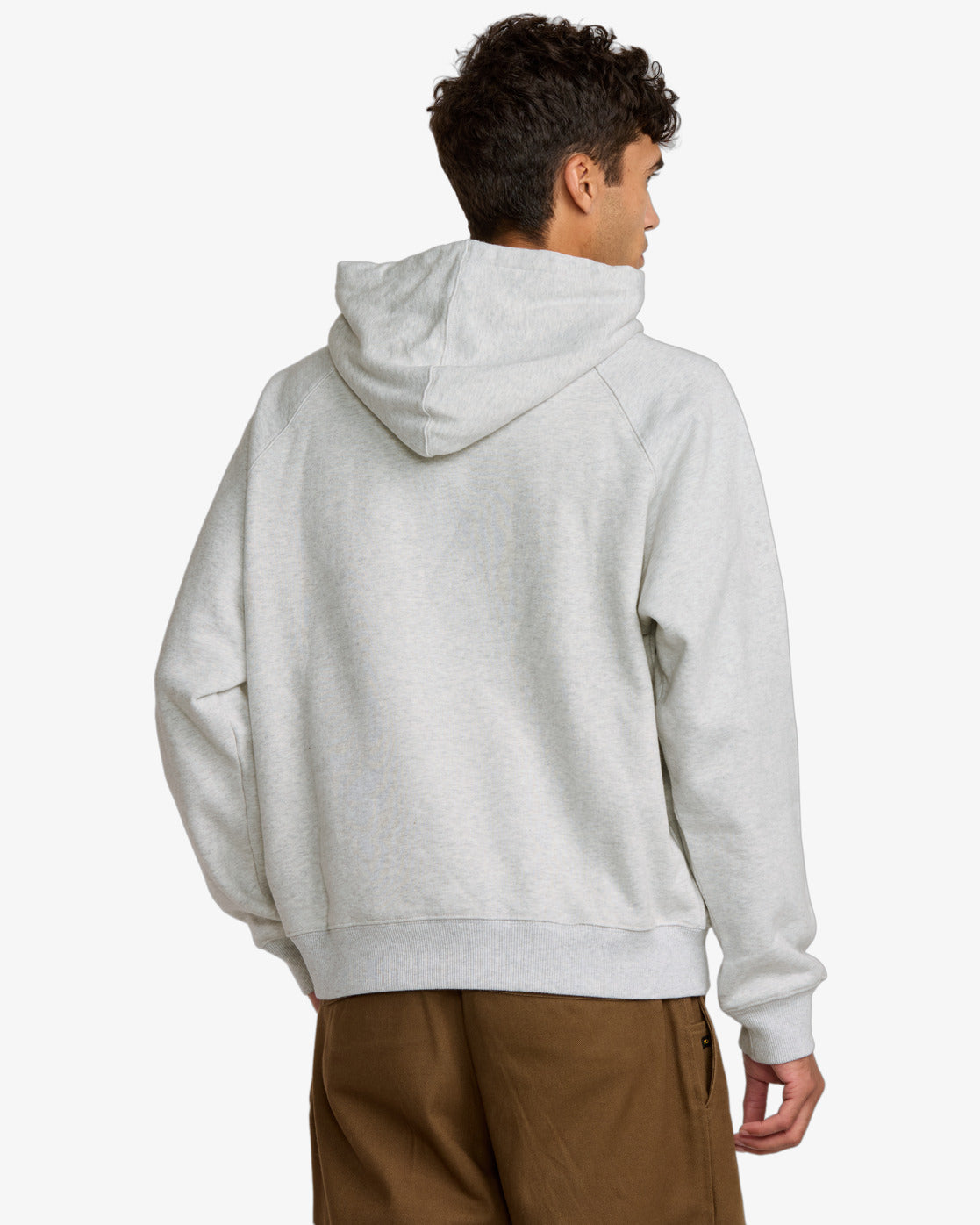 RVCA Mens Dayshift Hoodie - Ash Heather