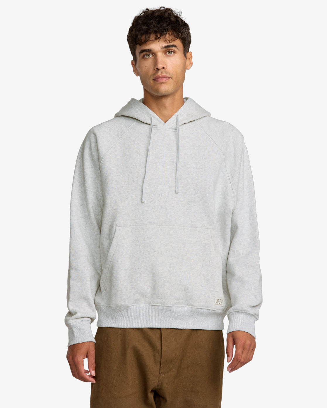 RVCA Mens Dayshift Hoodie - Ash Heather