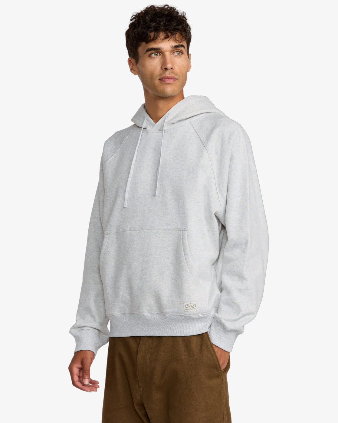 RVCA Mens Dayshift Hoodie - Ash Heather