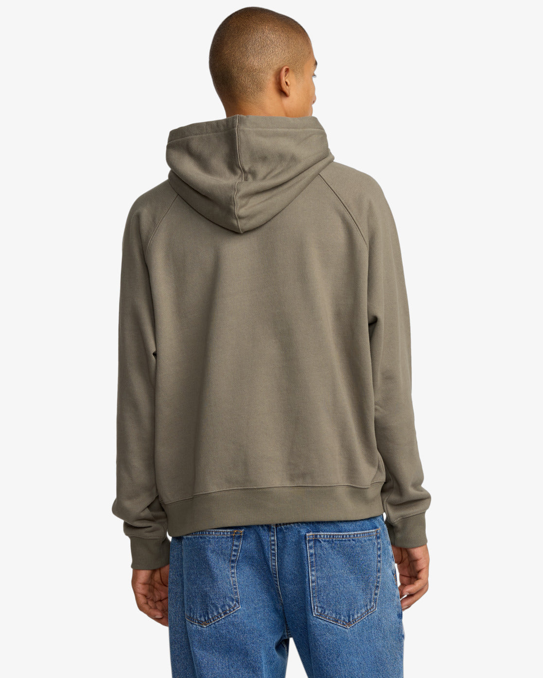 RVCA Mens Dayshift Hoodie - Mushroom