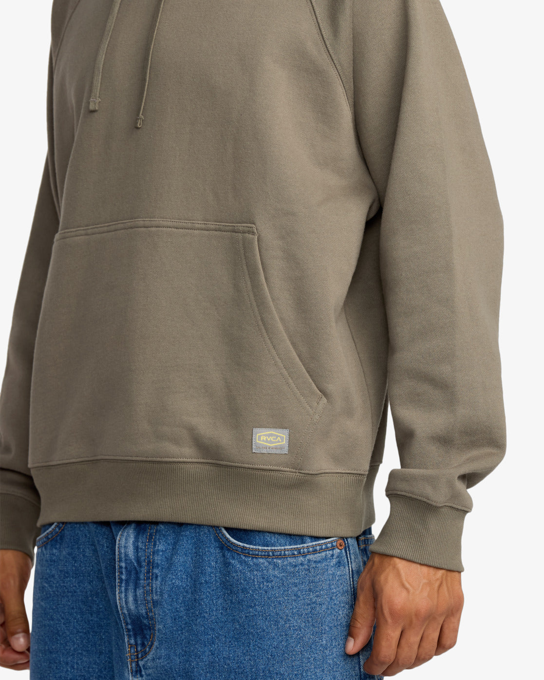 RVCA Mens Dayshift Hoodie - Mushroom