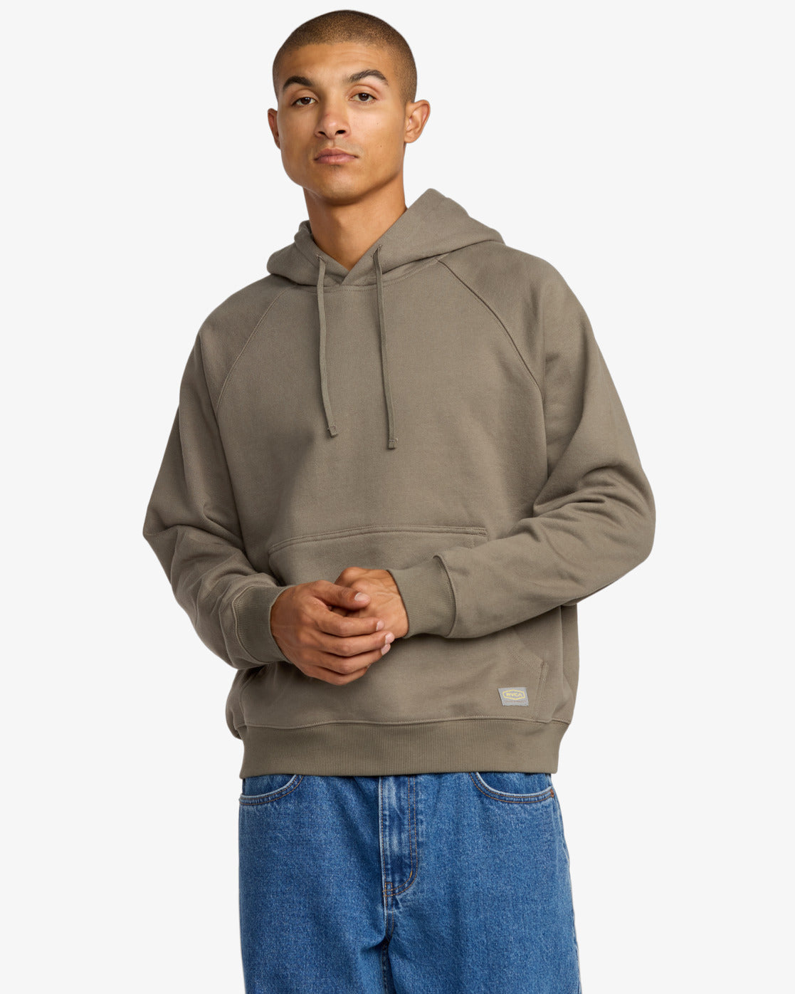 RVCA Mens Dayshift Hoodie - Mushroom