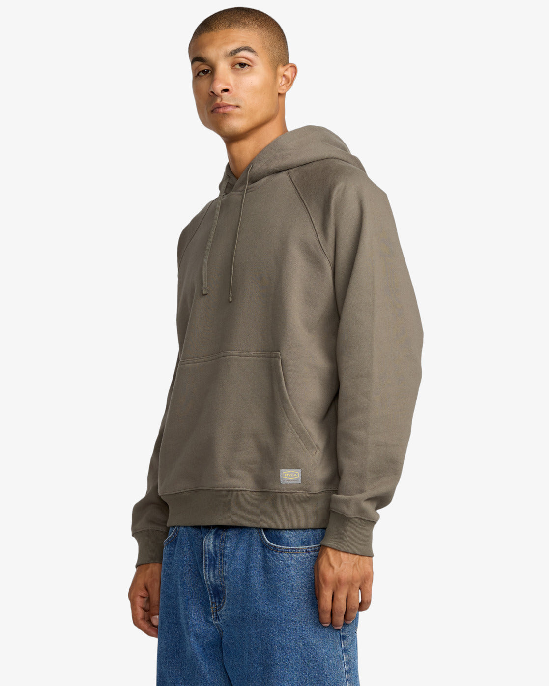RVCA Mens Dayshift Hoodie - Mushroom