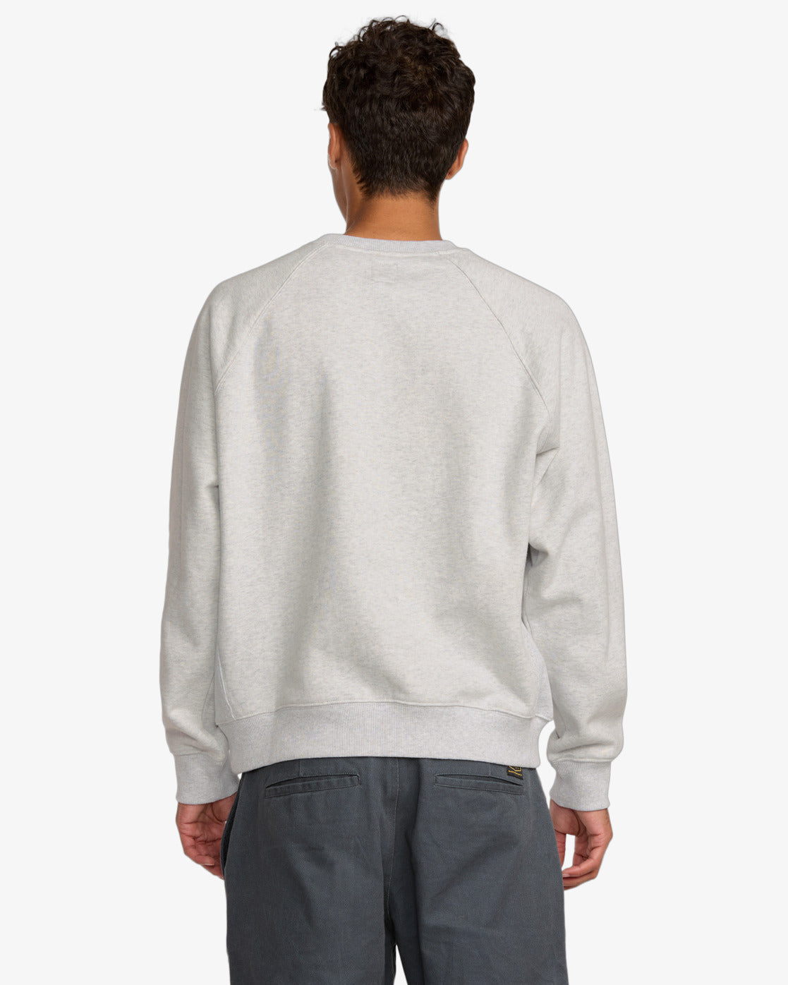 RVCA Mens Dayshift 2 Crew Sweatshirt - Ash Heather