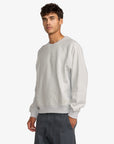 RVCA Mens Dayshift 2 Crew Sweatshirt - Ash Heather