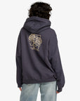 RVCA Womens Baggie BF Hoodie - Gravel