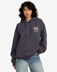 RVCA Womens Baggie BF Hoodie - Gravel