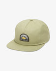 RVCA Mens Rise Cuts Snapback Cap - One Size - Ranger Green - ManGo Surfing
