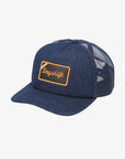 RVCA Mens Dayshift Patch Foamy Trucker Cap - One Size - Indigo
