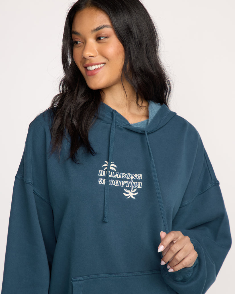 Billabong Womens Best Wishes Hoodie - Navy - ManGo Surfing
