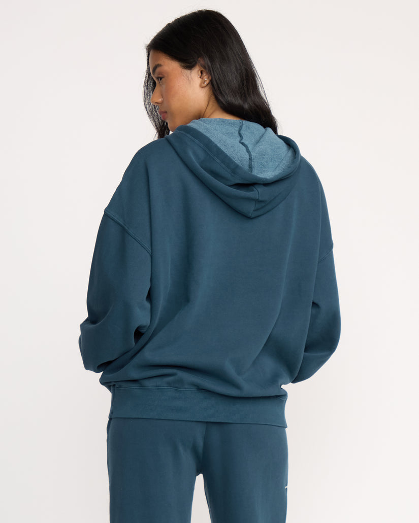 Billabong Womens Best Wishes Hoodie - Navy - ManGo Surfing
