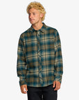 Billabong Mens Coastline Flannel Long Sleeve Shirt - Otter